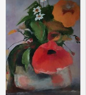Cuadro Vase with Flowers