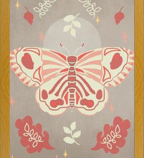 Cuadro Vintage Butterfly 02