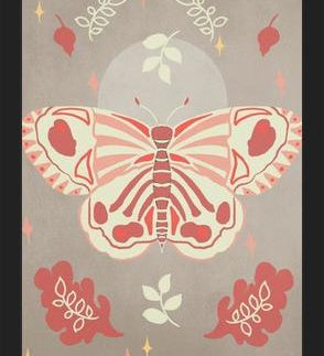 Cuadro Vintage Butterfly 02