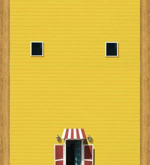 Cuadro Casa amarilla