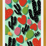 Enmarcado Cactus Love and Pineapples