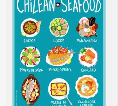 Cuadro Chilean Seafood