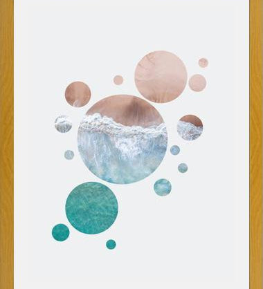 Cuadro Ocean Planets