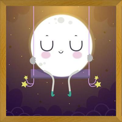 Cuadro Buenas noches dijo la luna
