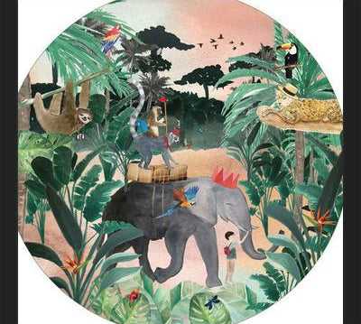 Cuadro Mural animales viajeros