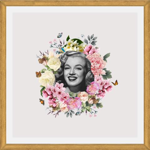 Cuadro Kitsch Flowers Portraits - Marilyn Light