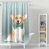 Cortina de baño Corgi Dog