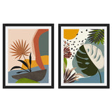 Set de Cuadros Tropical Scenery