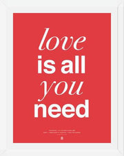Cuadro THE BEATLES - LOVE IS ALL YOU NEED tulip