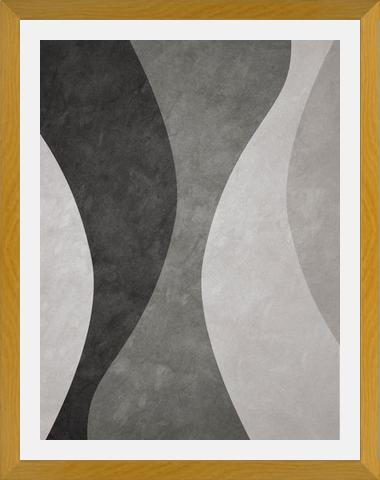 Cuadro Colección Ondas - Negro Y Blanco