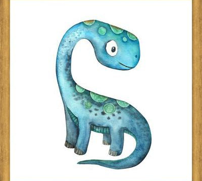 Cuadro Brontosaurio