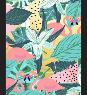 Cuadro Flamingo Tropical