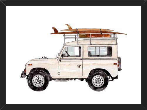 Cuadro Surf Vintage Truck