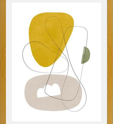 Cuadro Abstraction with gray lines 1