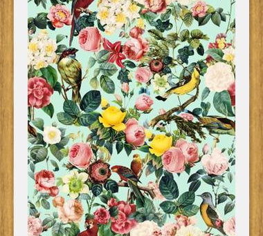 Cuadro Floral and Bird III