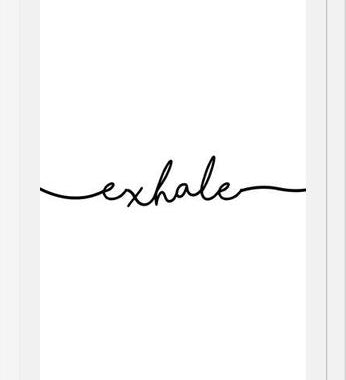 Cuadro Exhale