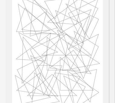 Cuadro Composición de Triângulos