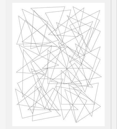 Cuadro Composición de Triângulos