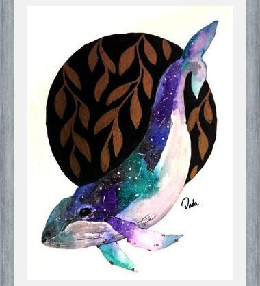 Cuadro universe whale