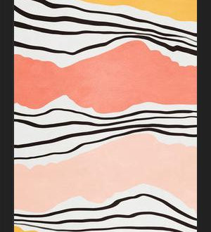 Cuadro Modern irregular Stripes 01