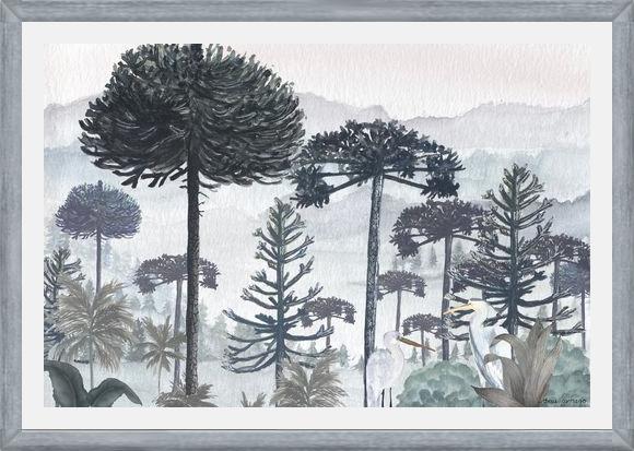 Cuadro Mural Bosque de Araucarias