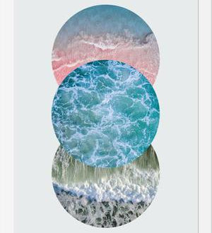 Cuadro Ocean Circles