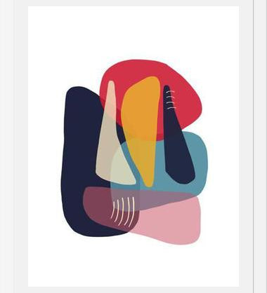 Cuadro Modern minimal forms 18