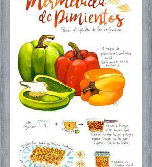 Cuadro Mermelada de Pimientos
