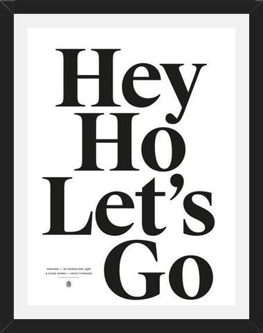 Cuadro Good Music Ramones Hey ho