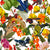 Papel Mural Floral and Birds XLVI