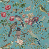 Mantel de Hule Botanique bleu