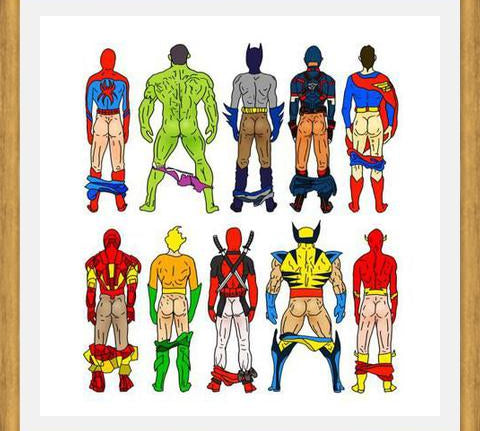 Superhero Butts