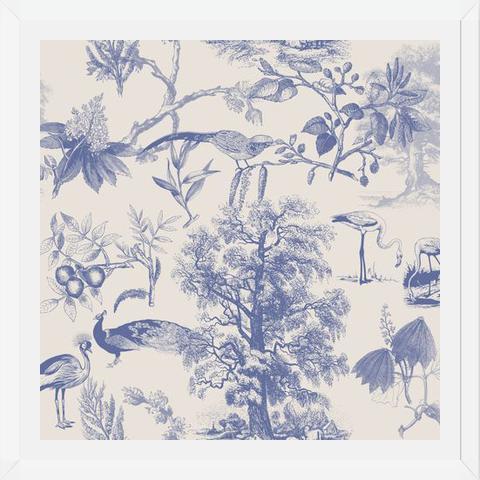 Cuadro Vintage Nature Blue