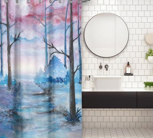 Cortina de Baño Into The Forest IV - Galeria Impresionarte