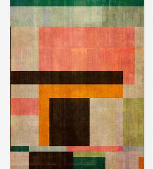 Cuadro Textured Geometric Pattern II
