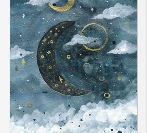 Cuadro Golden Moon