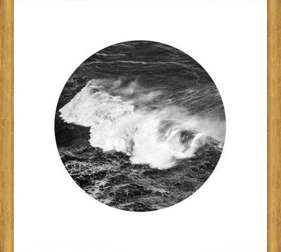 Cuadro B&W Waves