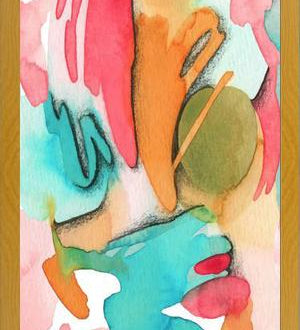Cuadro Modern Abstract Watercolor