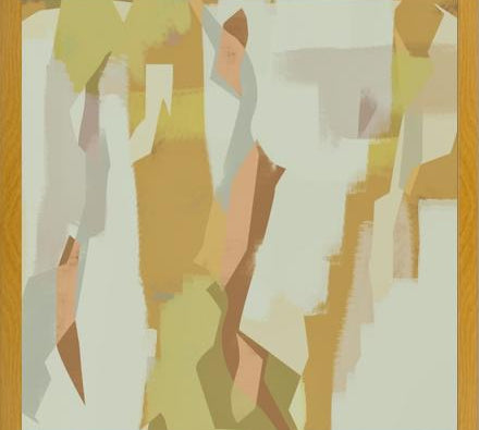 Enmarcado Abstract Painting No. 17