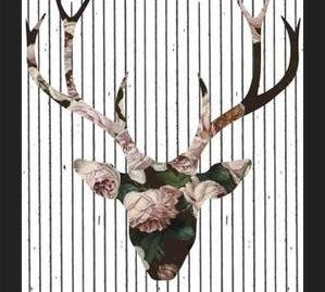 Cuadro Deer in Bloom