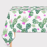 Mantel de Hule Cactus Watercolor