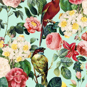 Mantel de Hule Floral and Bird III