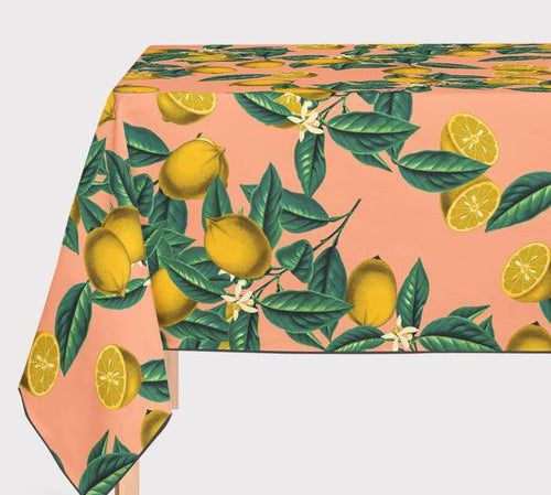 Mantel de Hule Lemon and Leaf