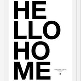 Cuadro Hello Home White