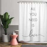 Cortina de Baño All you need is love