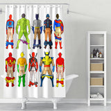 Cortina de Baño Superhero Butts