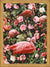 Cuadro Floral and Flamingo Pattern