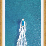 Cuadro La lancha con techo mar