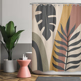 Cortina de Baño Leaves Boho