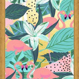 Cuadro Flamingo Tropical